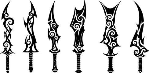 Tribal Flame Symbol Tattoo Bundle