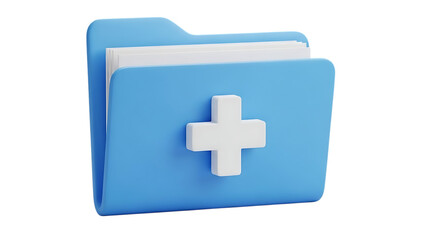 Obraz premium Create new medical file folder
