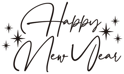 Happy New Year | Celebratory New Years Art | Vector Design