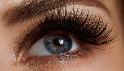 A detailed view of artificial lashes, highlighting their design and quality