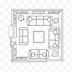 Living Room Layout Plan