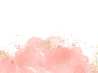 ฒฒ1 Pastel Pink watercolor abstract background. wedding invitation designs or card templates for greetings or invitations on valentines Day. watercolor paint brush glitter gold for wedding elements.