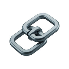 Metallic chain link connection png