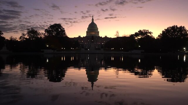 Sunrise Washington DC Capitol 