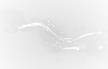 bright white wave trail swirls through darkness, leaving light traces behind. twirl effect and energy. isolated PNG transparent background