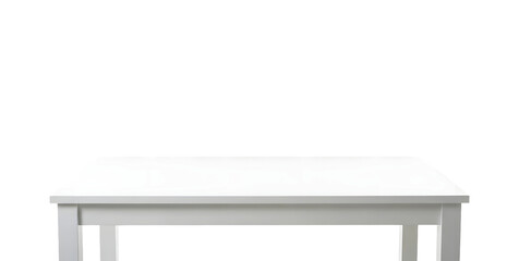 White table isolated furniture png