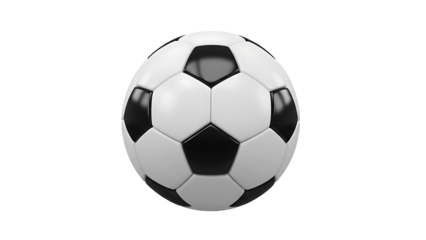 A classic soccer ball isolated, a symbol of sport and competition