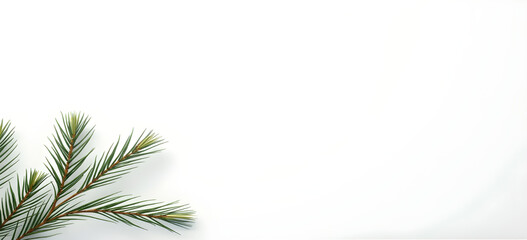 Modern White Christmas Background Featuring Simple Decor