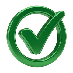 Green Checkmark in Circle Transparent PNG