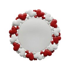 Decorative Heart Mirror Transparent PNG
