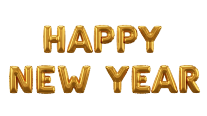 3D golden letters text with reflection and colorful fridge magnets  for education and happy concept PNG