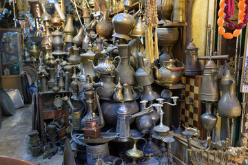 Old pitchers. Jerusalem, Israel