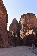 Siq gorge in Petra, Jordan