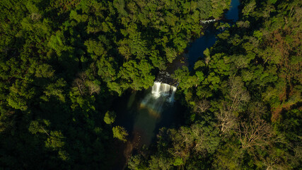 Tad pha suam waterfall, Champasak, southern Laos.