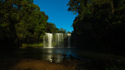 Tad pha suam waterfall, Champasak, southern Laos.