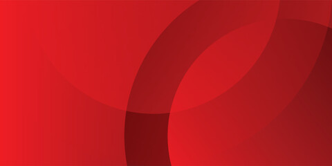 Red abstract background. Dynamic shapes composition modern gradient red background