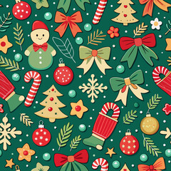 christmas seamless pattern