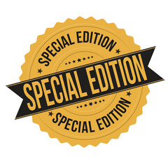 Special edition golden badge,emblem or label