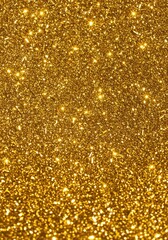 Isolated scattering of wide, shiny, metallic gold glitter pieces suitable for holiday backgrounds or celebratory events and luxury textures ,metallic ,glamorous ,shimmer