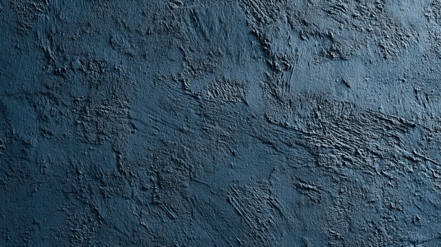 The scene shows a dark wall with rough textures and patterns. The surface captures light and shadows creating depth in the details. This adds character to the space.