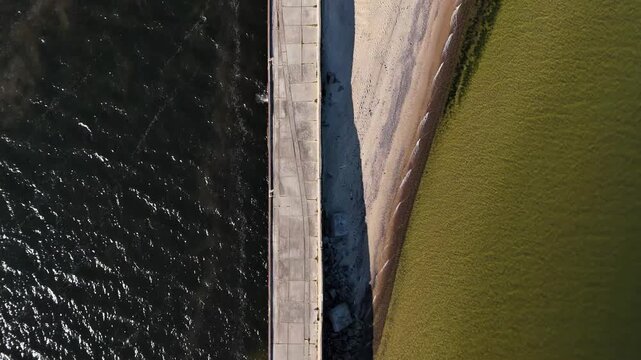 Katariina Quay from Above - Perfect Top-Down Aerial View - 4K Drone View