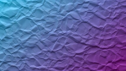 Obraz premium A vibrant gradient background featuring a crumpled paper texture in blue and purple hues