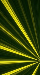 Obraz premium Vibrant abstract background design with radiating lines and a mix of bright yellow and deep green colors ,design, simple, lines