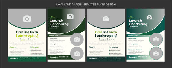 lawn care flyer design template. landscaping and gardening lawn care service flyer, poster, leaflet design lawn care garden or landscaping services Tree and gardening service poster leaflet design.