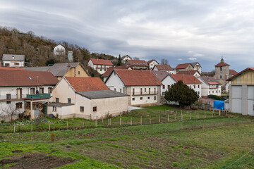 Abaurrea Alta on a cloudy day. Aezkoa Valley. Navarrese Pyrenees