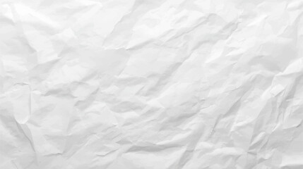 Crumpled white paper texture background with wrinkled and creased surface
