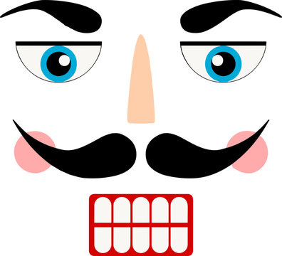 Nutcracker Face SVG, Nutcracker Face PNG, Nutcracker Face svg png
