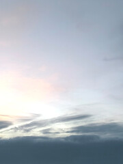 Obraz premium Abstract cloudy sky. Background with copy space.