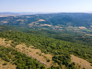 Fototapeta premium Landscape of Rudina mountain, Bulgaria