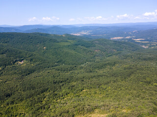 Fototapeta premium Landscape of Rudina mountain, Bulgaria