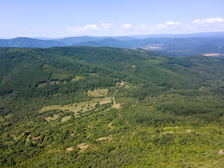 Fototapeta premium Landscape of Rudina mountain, Bulgaria