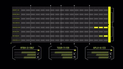 Futuristic Digital Interface with Data Visualization and Analytics. - Powered by Adobe
