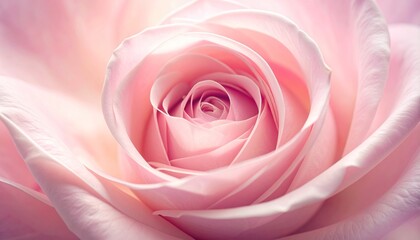 Pink Rose in Full Bloom with Spiral Petals and Soft Lighting Symbolizing Elegance and Editorial Styling for Lifestyle and Decorative Use