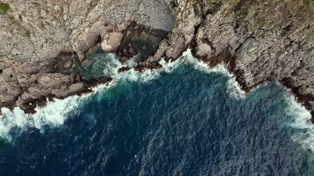 drone mare e montagna