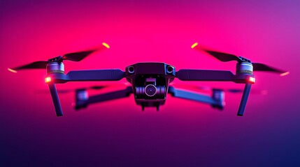 Tactical military reconnaissance drone capturing aerial intelligence imagery with long-range sensor capability.