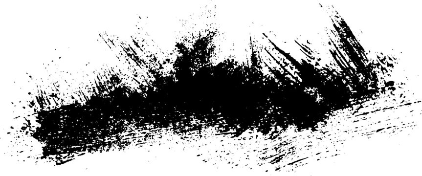 Chaotic grunge mesh stencil illustration in black and white for urban design