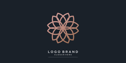 Boutique logo with creative modern style for company Premium Vector part 4