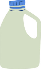 Hand Drawn Plastic Jug Container