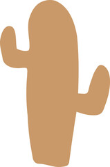 Hand Drawn Round Cactus Icon