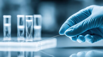 Focused view of thin wire being carefully pulled and drawn in a factory setting highlighting delicate control for fine gauge production.