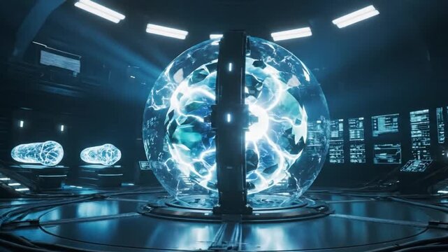 Futuristic Lab Energy Core