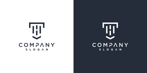 Letter T logo template with modern concept Premium Vector part 2