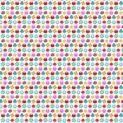 Geometric Abstract Seamless Vector Pattern
