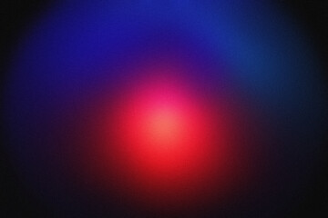 Abstract red and blue blurred orb light effect