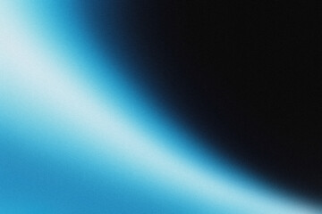 Abstract cyan blue light streak on black