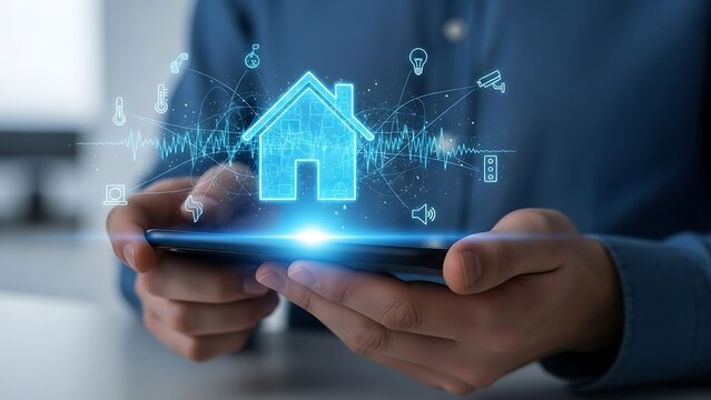 Smart home technology with mobile device